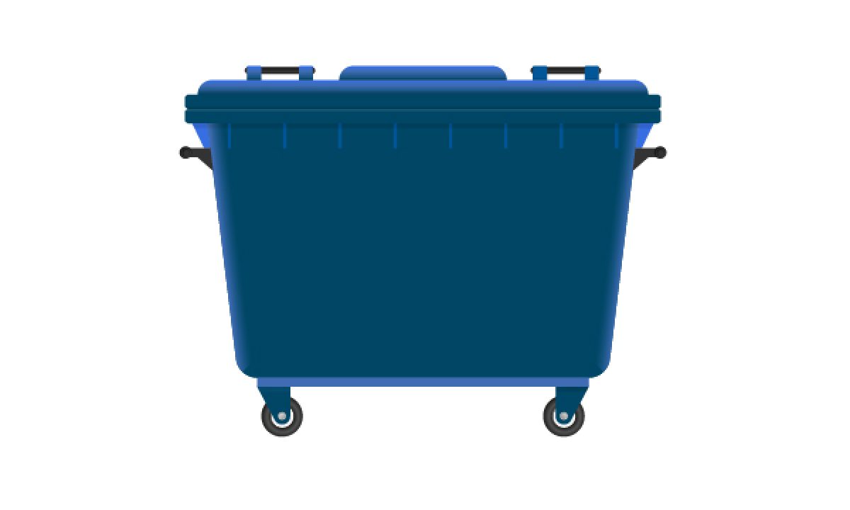 660l wheelie bin