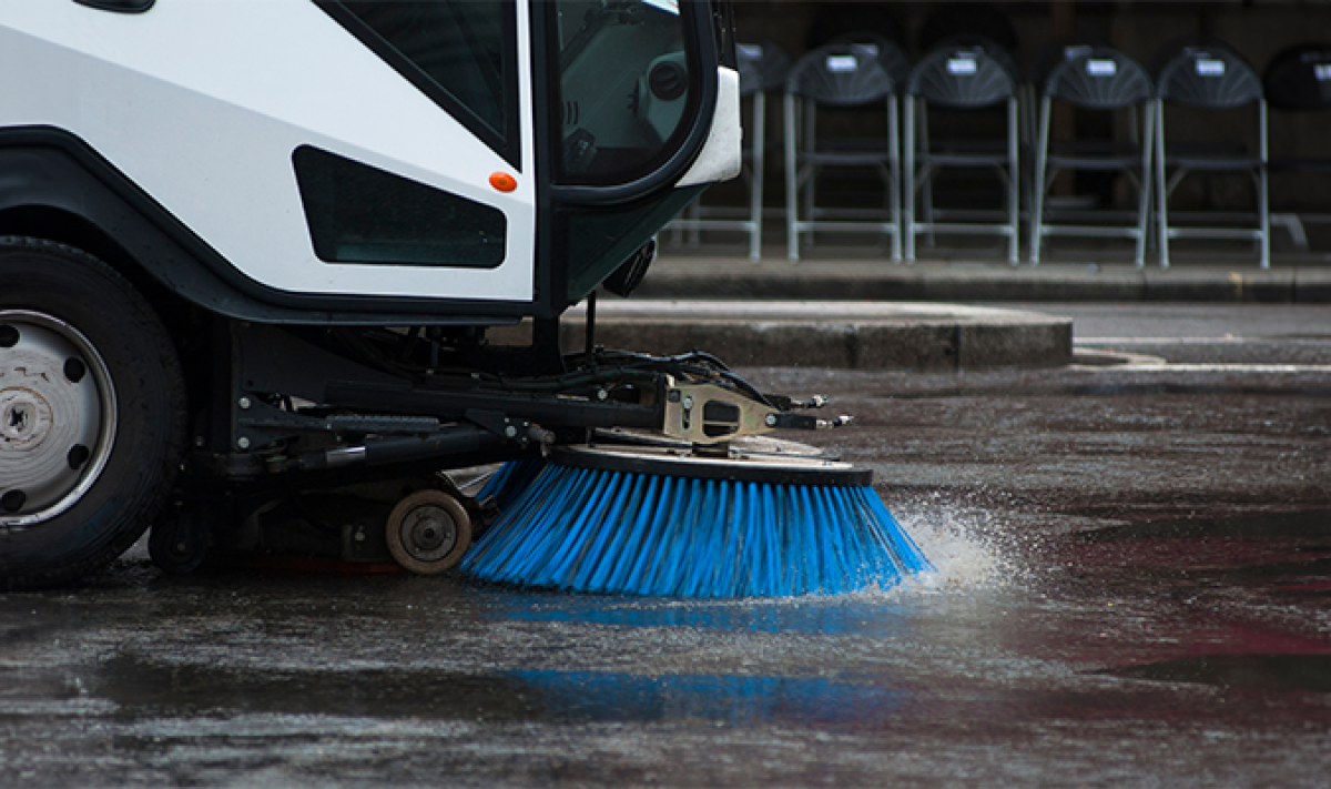 Road sweeper hire