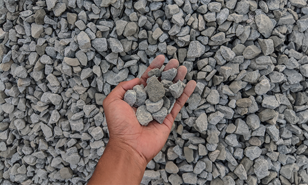 Limestone aggregate
