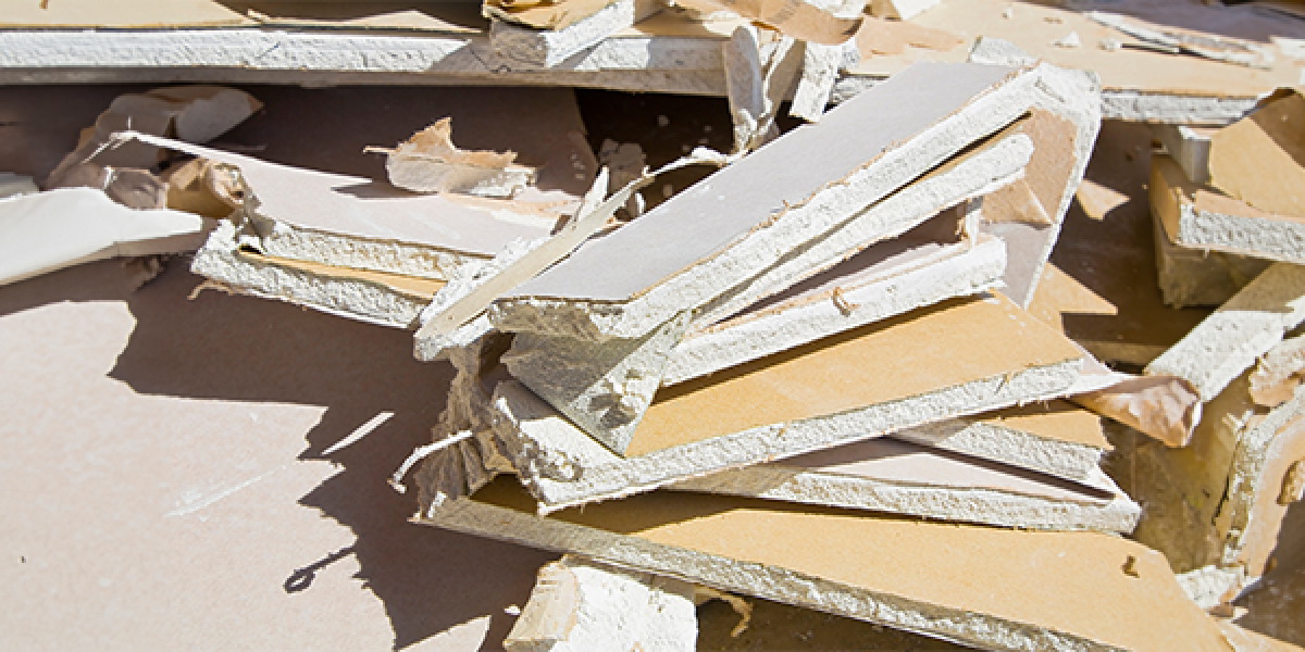 Plasterboard waste