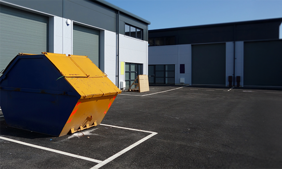 Enclosed skip hire